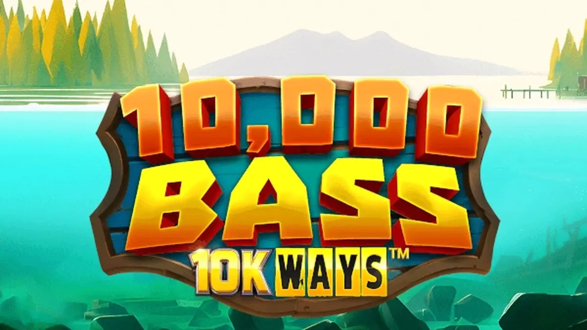Tampilan visual slot 10,000 Big Bass 10K Ways dengan tema memancing
